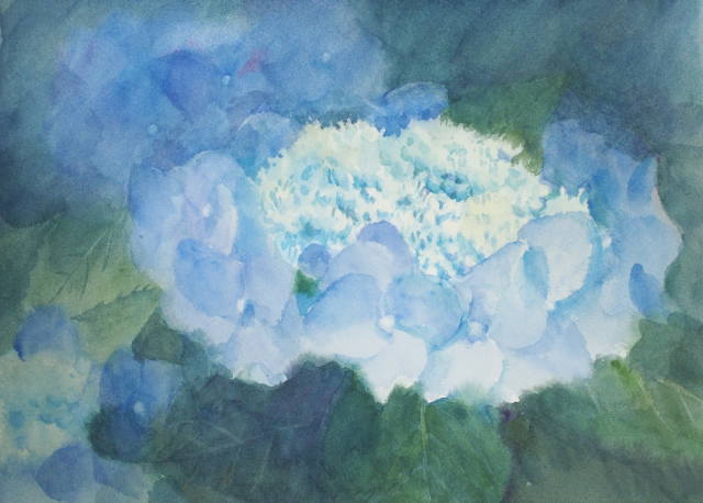 真筆　宮原岳良　セーヌ川　水彩画 真筆 宮原岳良 セーヌ川 水彩画 （sinsyu33.jpg）